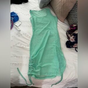 Mesh swim cover-up